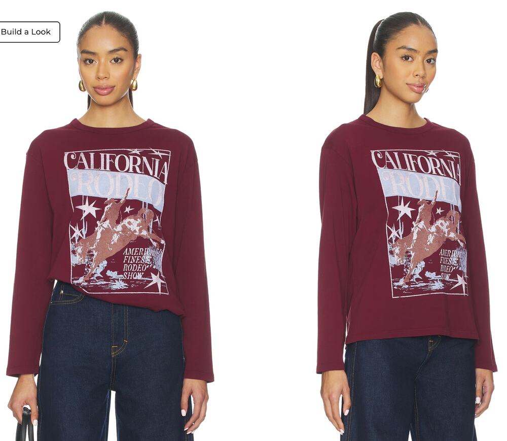 Daydreamer California Rodeo Crew Long Sleeve | Size S